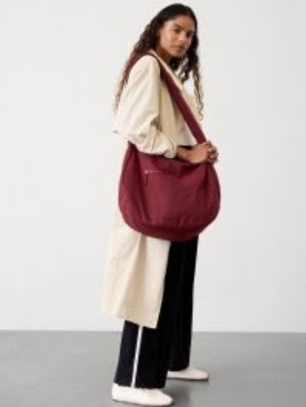 Athleta All About Oversized Crossbody Hobo Bag